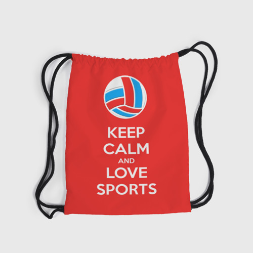 Рюкзак-мешок 3D Keep calm and love sports - фото 6