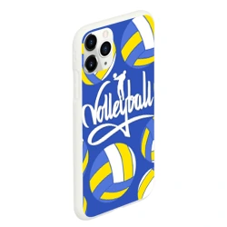 Чехол для iPhone 11 Pro Max матовый Волейбольные мячи - фото 2
