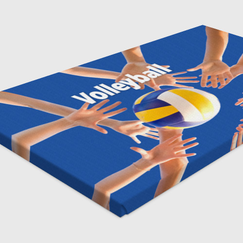 Холст прямоугольный Волейбол  играют все, цвет 3D печать - фото 4