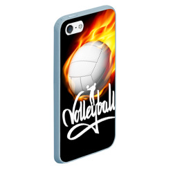 Чехол для iPhone 5/5S матовый Волейбол 28 - фото 2