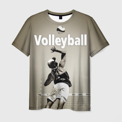 Волейбол - удар в прыжке – Мужская футболка 3D с принтом купить со скидкой в -26%