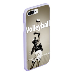 Чехол для iPhone 7Plus/8 Plus матовый Волейбол - удар в прыжке - фото 2