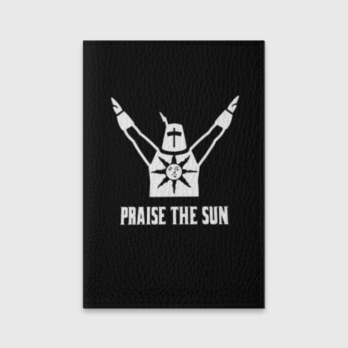 Обложка для паспорта матовая кожа Dark souls praise the sun knight Heida, цвет желтый