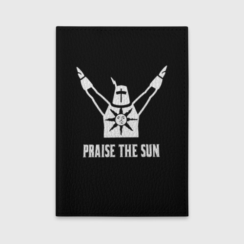 Обложка для автодокументов Dark souls praise the sun knight Heida, цвет голубой