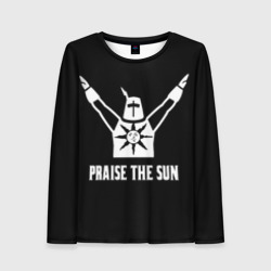 Женский лонгслив 3D Dark souls praise the sun knight Heida