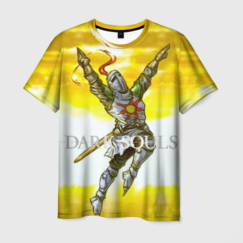 Мужская футболка с принтом Knight Heida - dark souls, вид спереди №1