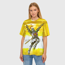 Женская футболка oversize 3D Knight Heida - dark souls - фото 2