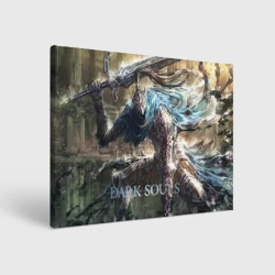 Холст прямоугольный Dark souls - knight