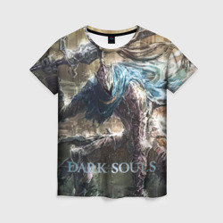 Женская футболка 3D Dark souls - knight