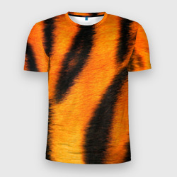 Мужская футболка 3D Slim Шкура тигра