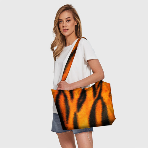 Пляжная сумка 3D Шкура тигра - фото 5