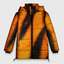 Женская зимняя куртка Oversize Шкура тигра