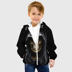 Детская куртка 3D Скелет в капюшоне - фото 2