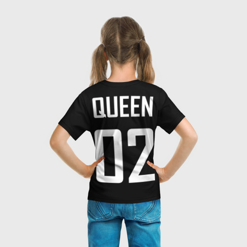 Детская футболка 3D Queen (на спине), цвет 3D печать - фото 6