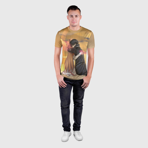 Мужская футболка 3D Slim Хаг Кирито, цвет 3D печать - фото 4