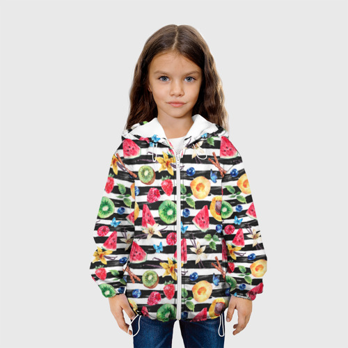 Детская куртка 3D Лето, цвет белый - фото 4