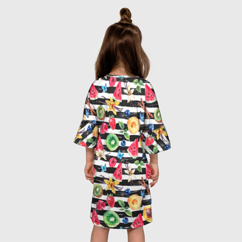 Детское платье 3D Лето, цвет 3D печать - фото 5