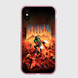Чехол для iPhone XS Max матовый Doom 1993