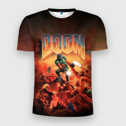 Мужская футболка 3D Slim Doom 1993
