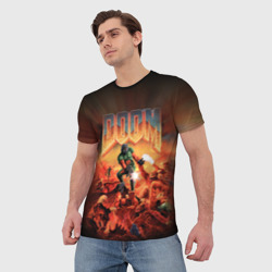 Мужская футболка 3D Doom 1993 - фото 2