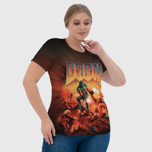 Женская футболка 3D Doom 1993, цвет 3D печать - фото 6