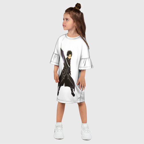 Детское платье 3D Black, цвет 3D печать - фото 3