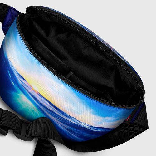 Поясная сумка 3D с принтом Океан, фото #6