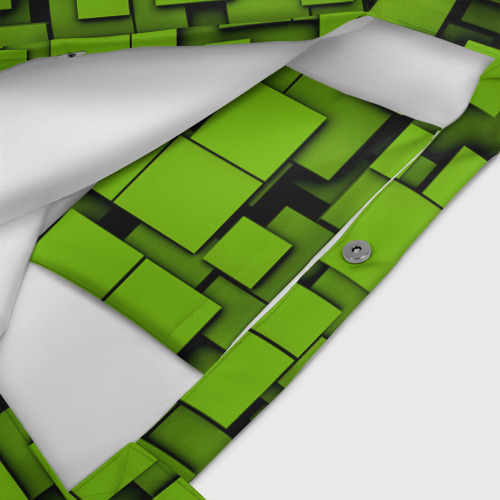 Пляжная сумка 3D Зеленые кубики - фото 4