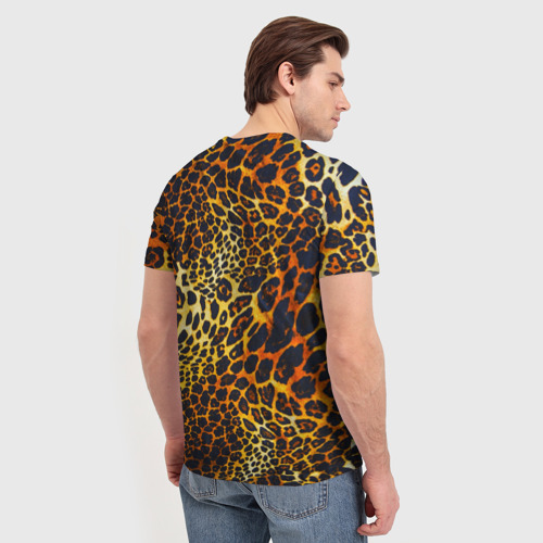 Мужская футболка 3D Леопард, цвет 3D печать - фото 4