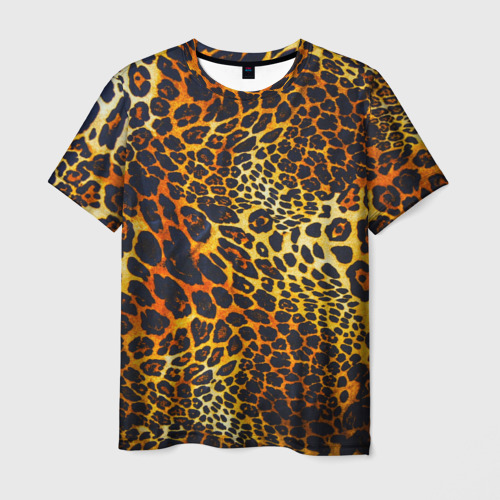 Мужская футболка 3D Леопард