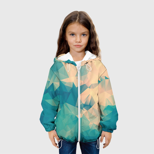 Детская куртка 3D Абстракт, цвет белый - фото 4
