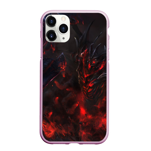 Чехол для iPhone 11 Pro Max матовый Dota 2, цвет розовый