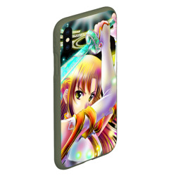 Чехол для iPhone XS Max матовый Яркая Асуна. Sword Art Online - фото 2