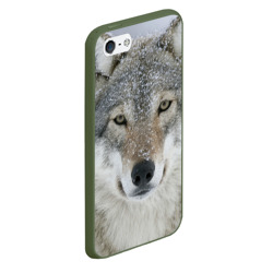 Чехол для iPhone 5/5S матовый Добрый волк - фото 2