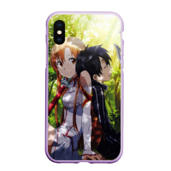 Чехол для iPhone XS Max матовый Sword Art Online