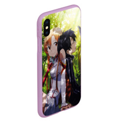 Чехол для iPhone XS Max матовый Sword Art Online - фото 2