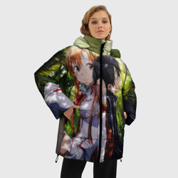 Женская зимняя куртка Oversize Sword Art Online - фото 2