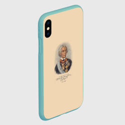 Чехол для iPhone XS Max матовый Портрет Александр Суворов - Генералисимус - фото 2