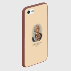 Чехол для iPhone 5/5S матовый Портрет Александр Суворов - Генералисимус - фото 2