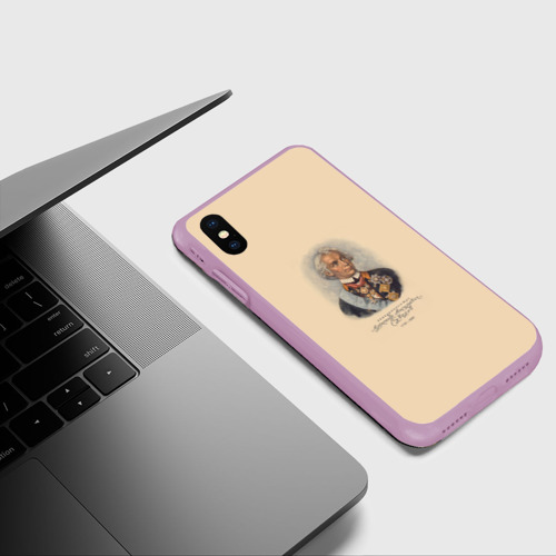 Чехол для iPhone XS Max матовый Портрет Александр Суворов - Генералисимус - фото 5