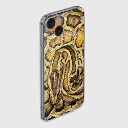 Чехол для iPhone 15 силиконовый с защитой камеры Змея - фото 2