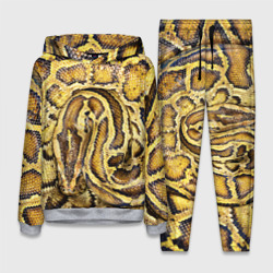 Женский костюм с толстовкой 3D Змея