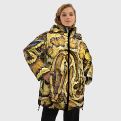 Женская зимняя куртка Oversize Змея - фото 2