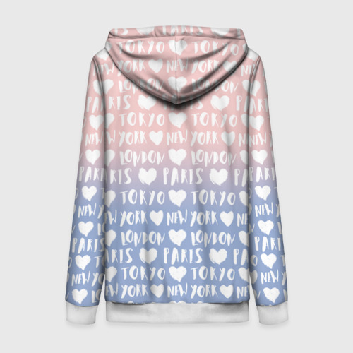 London Paris New York Tokyo Zhenskaya Tolstovka 3d Na Molnii S Printom Za 2460 Kupit V Internet Magazine 957982