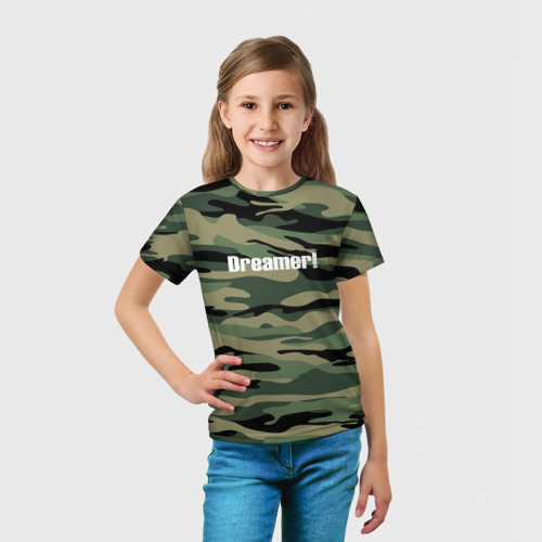 Детская футболка 3D Dreamer!, цвет 3D печать - фото 5