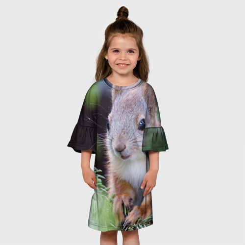 Детское платье 3D Белочка - фото 4