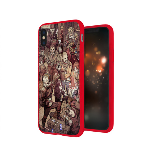 Чехол для Apple iPhone X силиконовый глянцевый Ведьмак и компания Фото 01 Чехол для Apple iPhone X силиконовый глянцевый Ведьмак и компания Фото 01