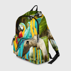 Рюкзак 3D Попугаи на ветке
