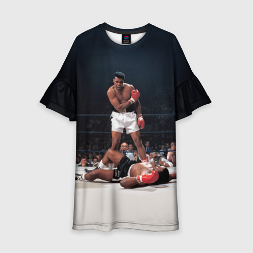 Детское платье 3D Muhammad Ali, цвет 3D печать