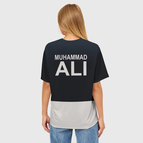 Женская футболка oversize 3D Muhammad Ali, цвет 3D печать - фото 4